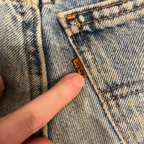 Vintage Levi’s 550 Orange Tab Jeans 28x30 - Picture 3 of 5